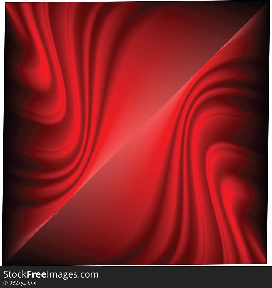 Red abstract background with divorces. The Bright red background