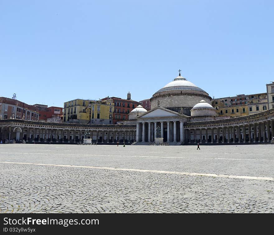 Naples a beautiful town in italy