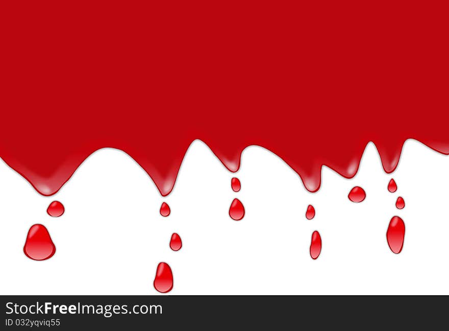 A wall with blood splatter pattern. A wall with blood splatter pattern