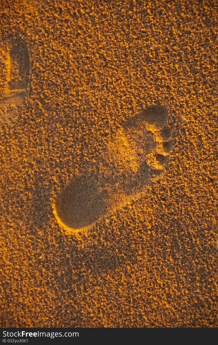 Sandy footprint