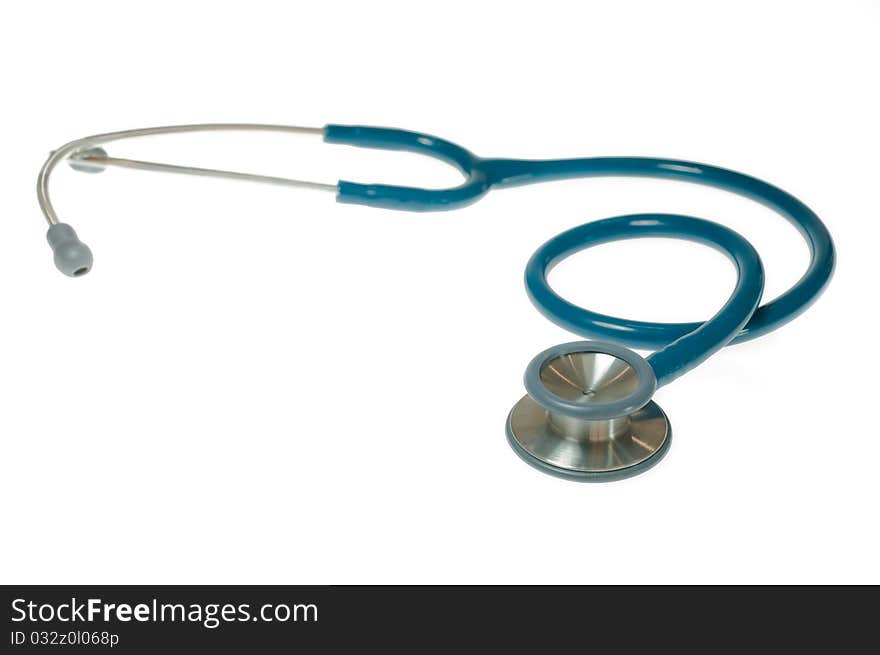 Stethoscope Isolated On White.