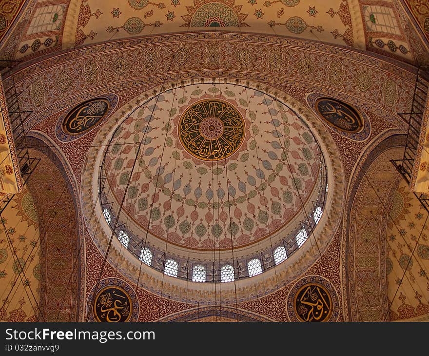 The Yeni Camii in Istanbul, Turkey