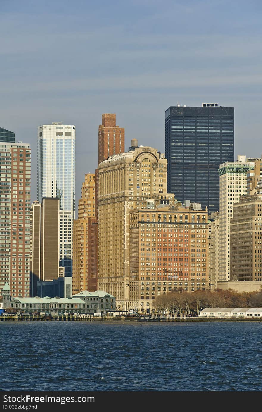 New York city waterfront