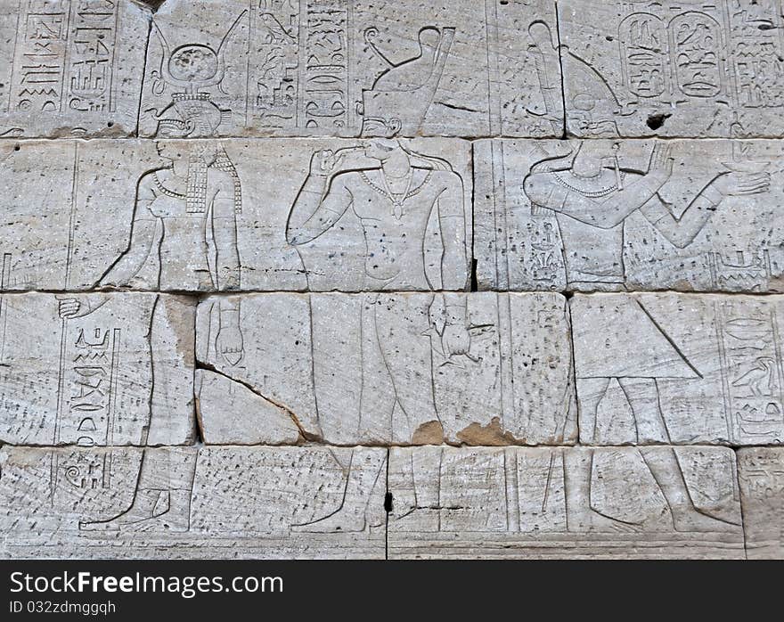 Ancient egypt images and hieroglyphics