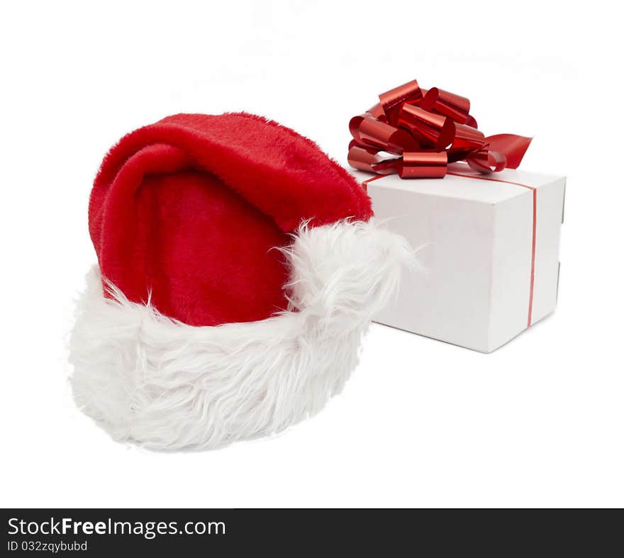 Santa Hat And Gift