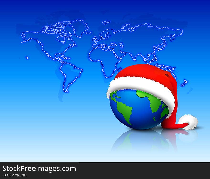 Christmas background. Vector illustration Eps10