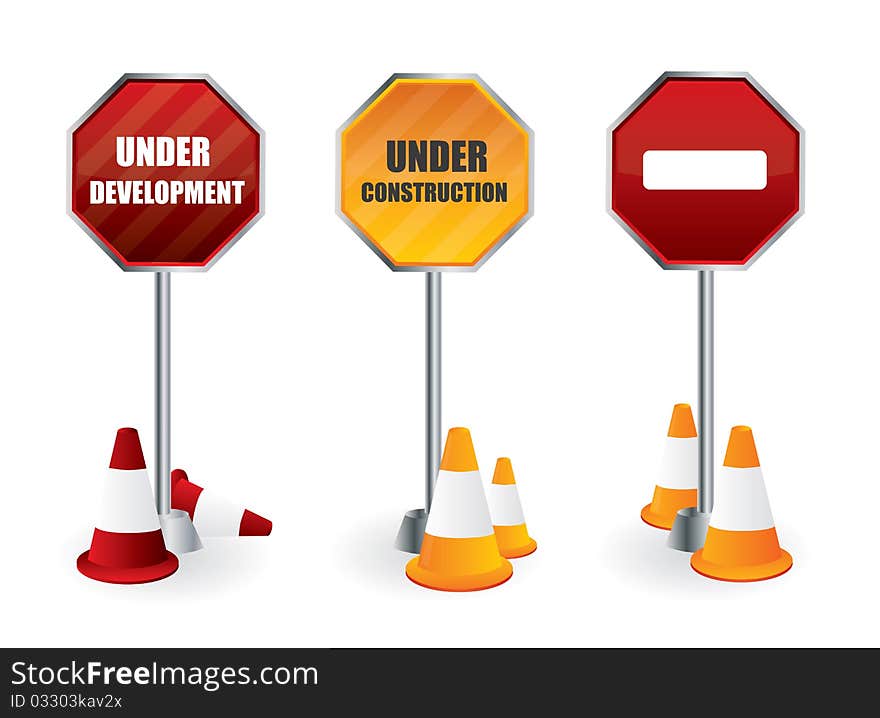 Under development signposts