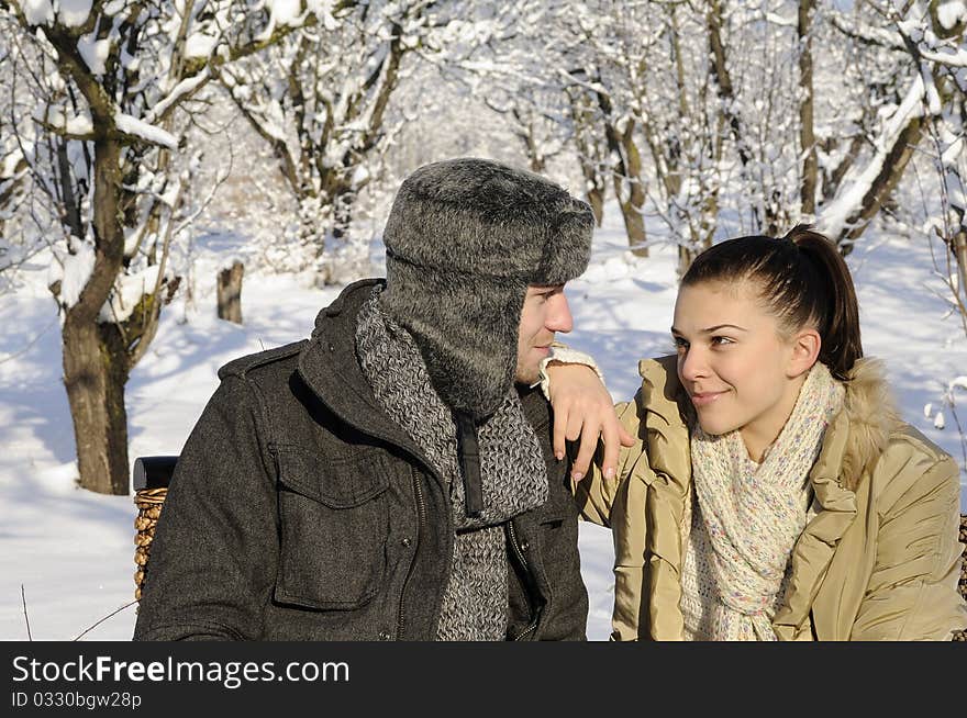 Teens expressing love