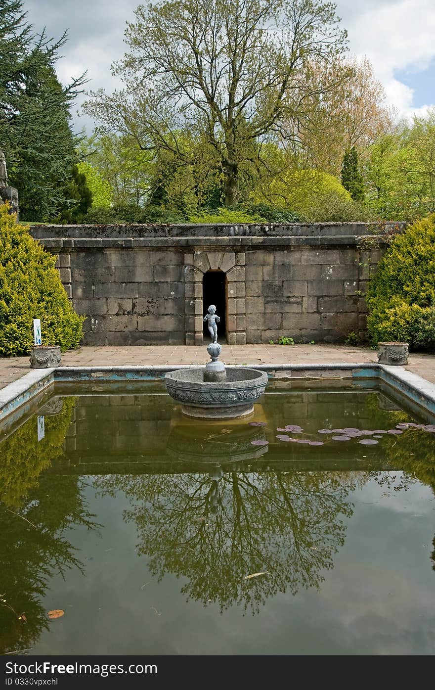 The gardens of consall in staffordshire in england. The gardens of consall in staffordshire in england