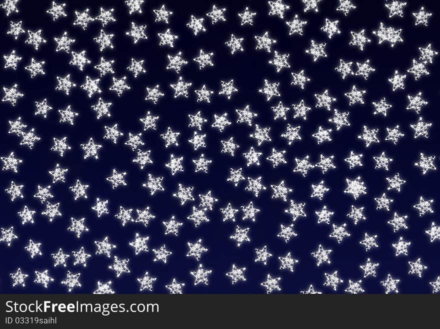 Illustration of night sky with white stars