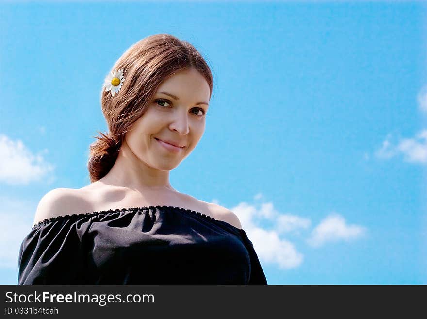 Woman And Sky