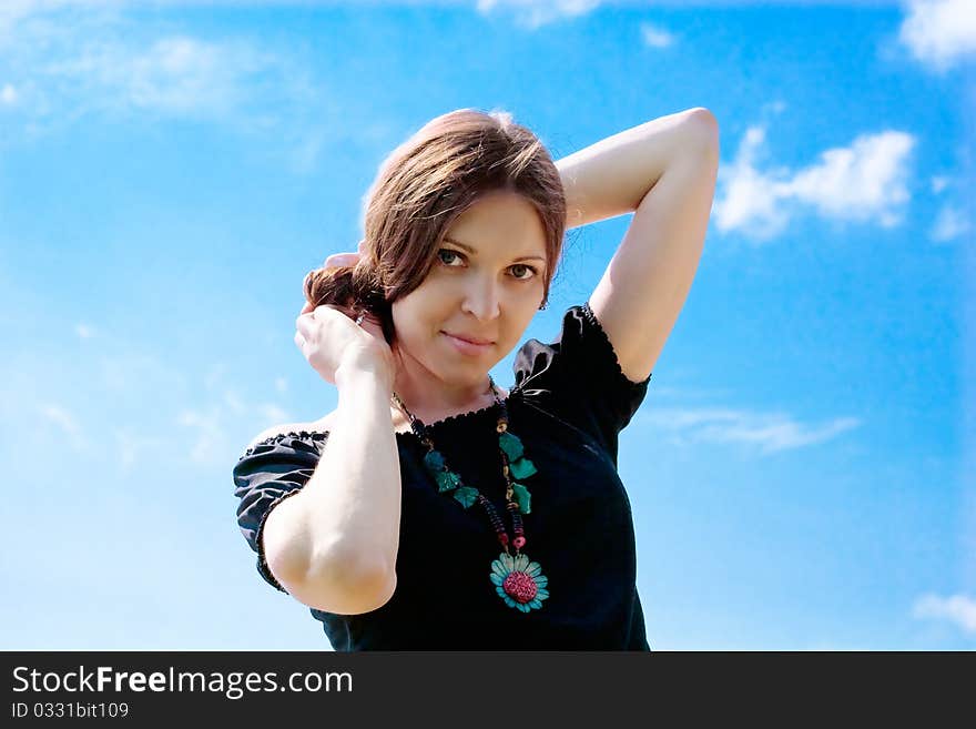 Woman And Sky