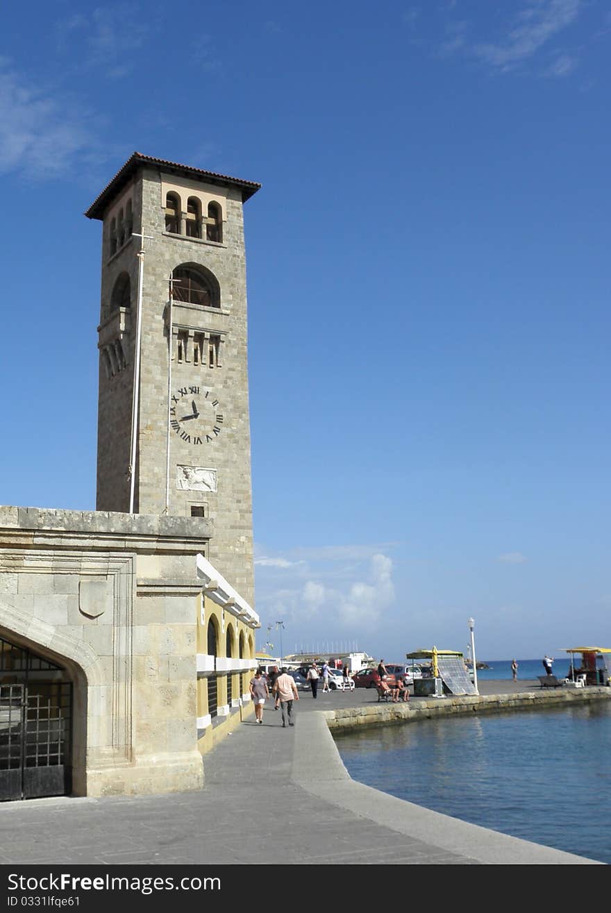 The Church Of The Annunciation built by the Italians in Rhodes, Greece