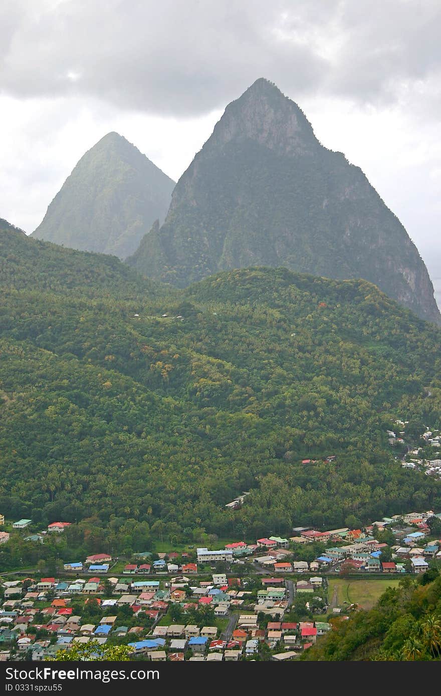 St. Lucia Pitons