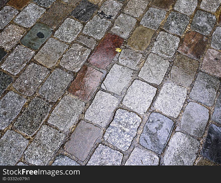 Stone Walkway Background Paris