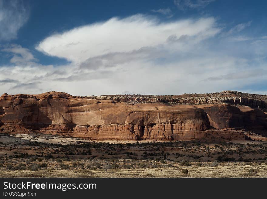 Bluffs in Canyonlands Park, Moab, Utah