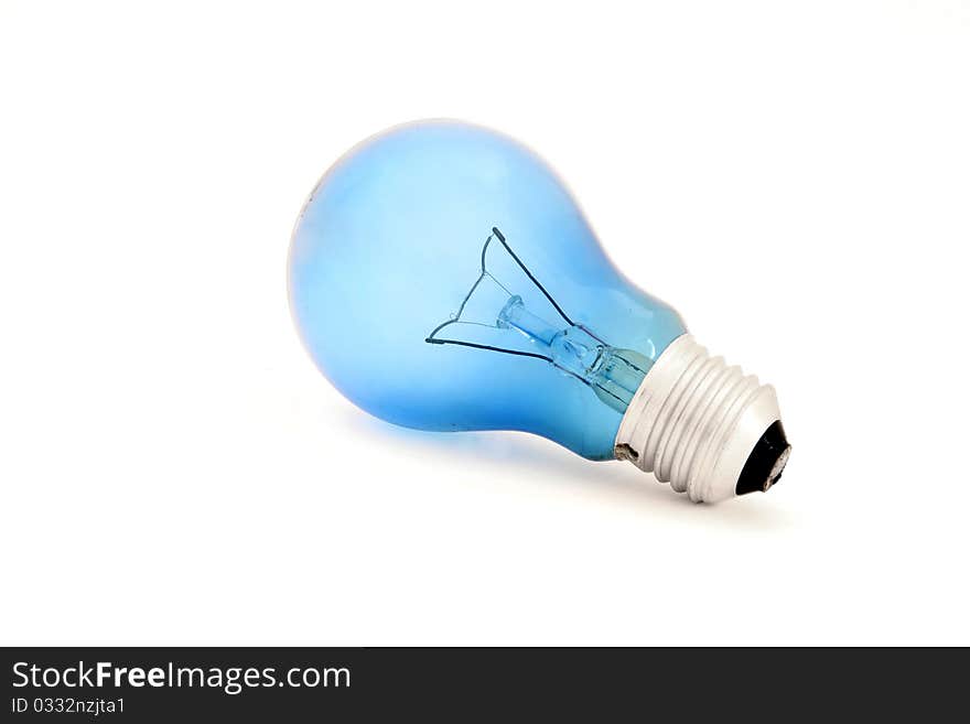 Blue light bulb for reading