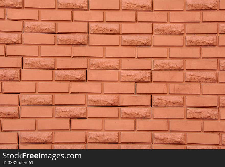 Brick wall.