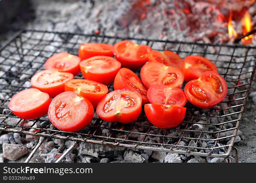 Tomatoes Barbecued