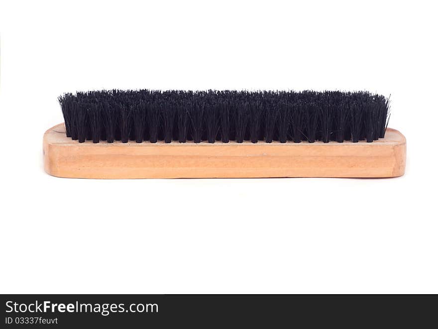 Brown wooden brush