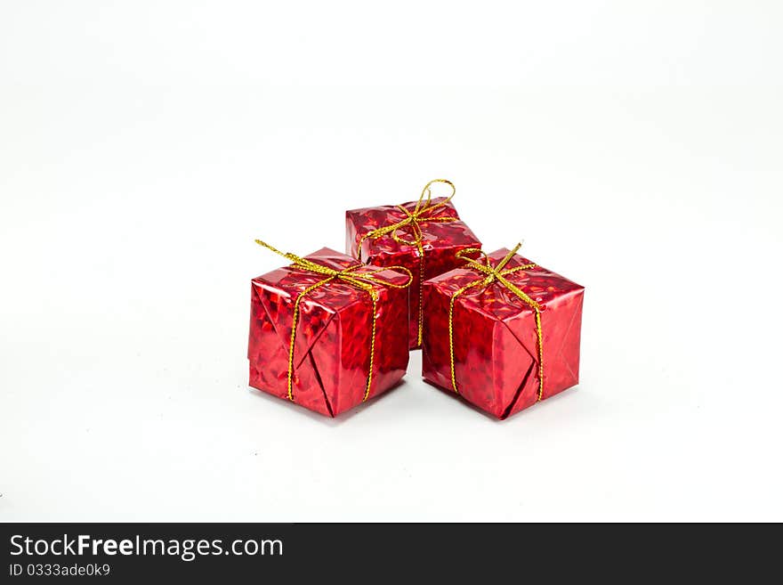 Christmas decoration on a white background