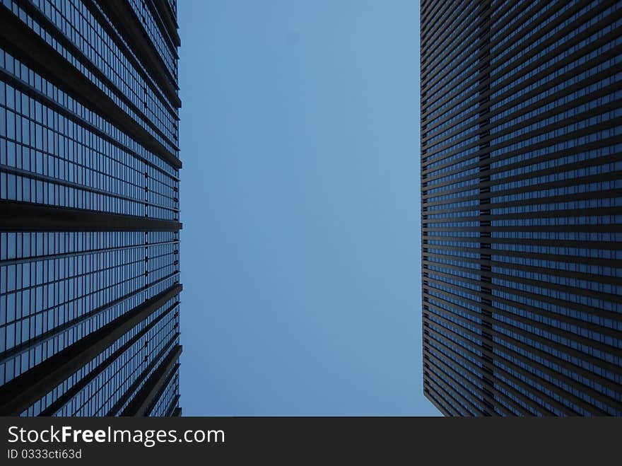 two Modern building in New York City