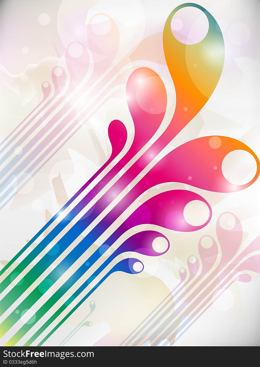 Vector abstract background, creative design