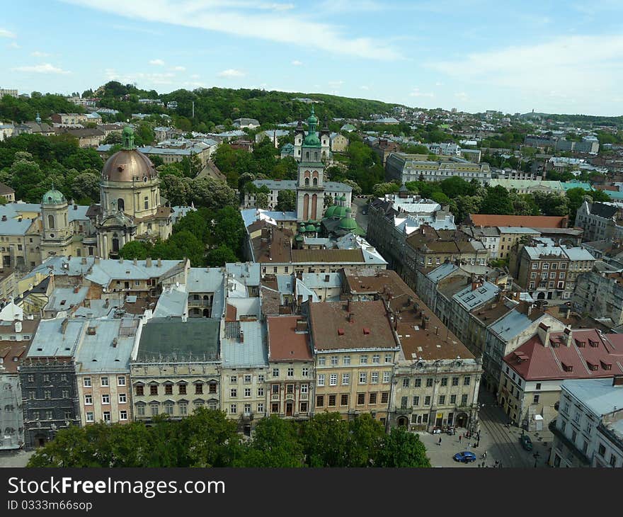 Panorama of Lviv