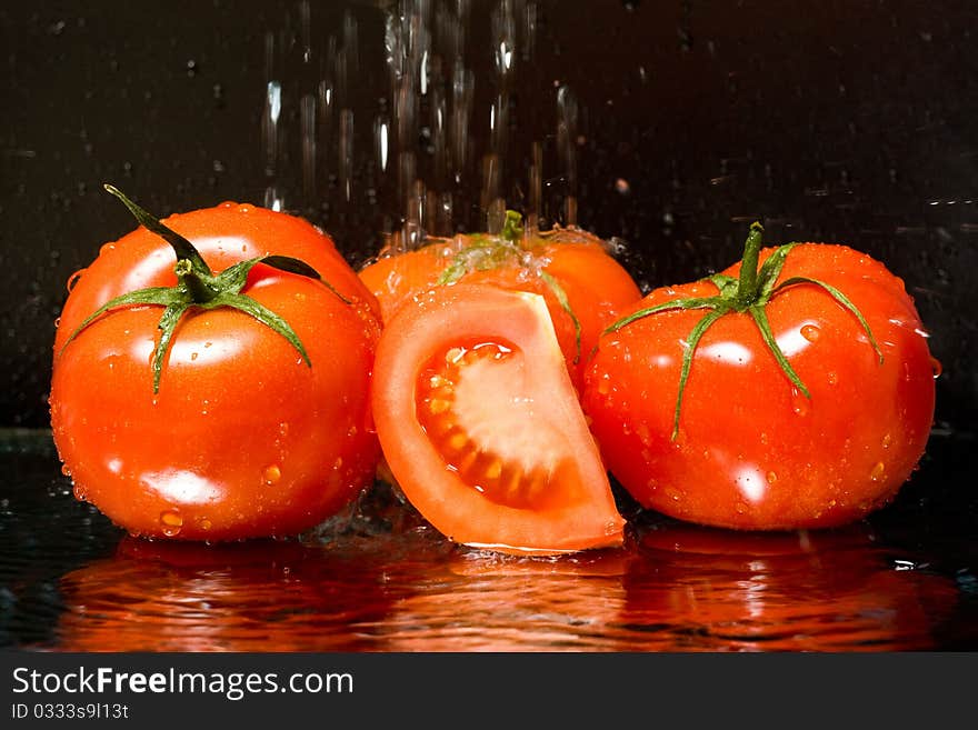 Tomatoes In Water