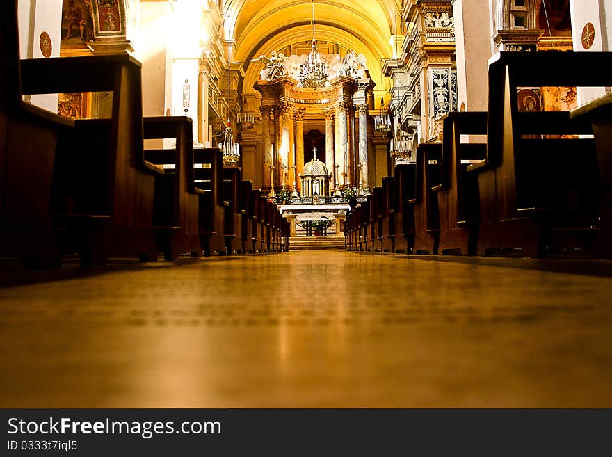 Side Altar In St. Peter S Bascilica.