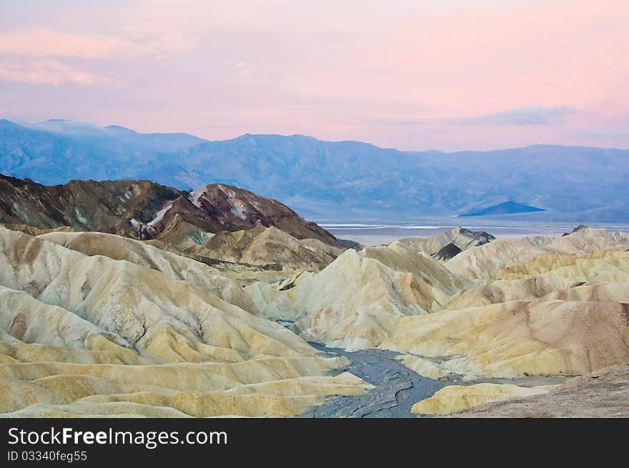 Zabriskie Point, Death Valley National Park, California, USA