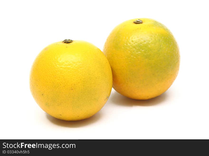 Orange isolated on white background