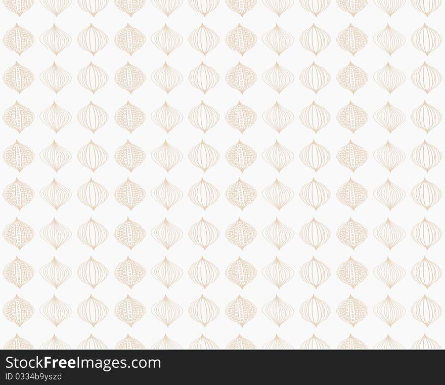 Brown damask seamless wallpaper