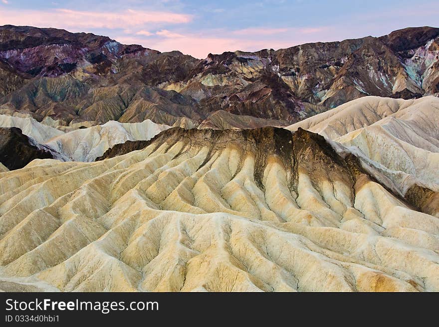 Zabriskie Point, Death Valley National Park, California, USA