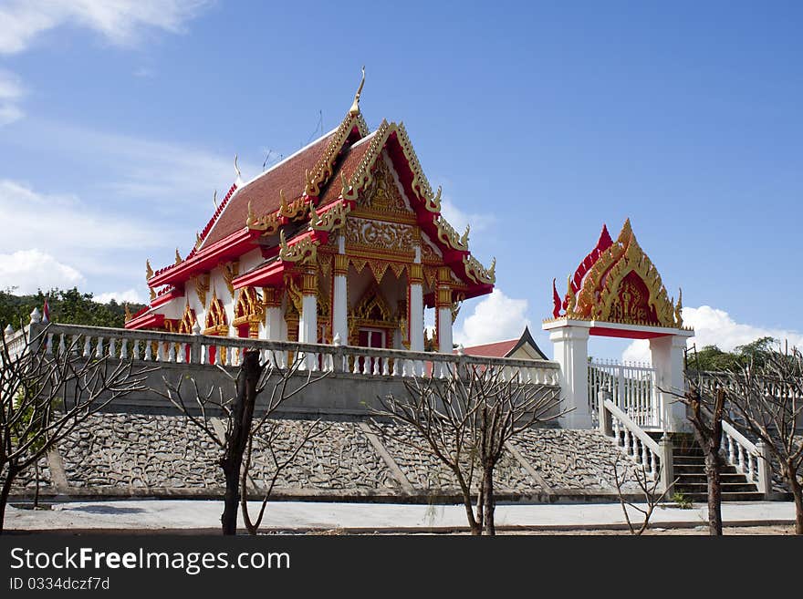 Temple in Hua Hin, december