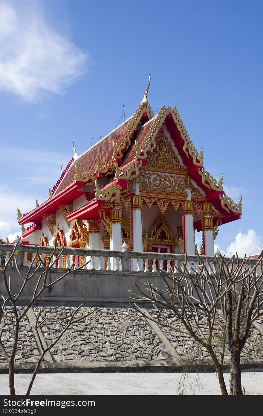 Temple in  Thailand, december 2010