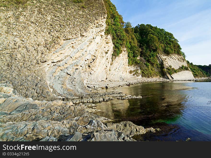 Rock on the sea