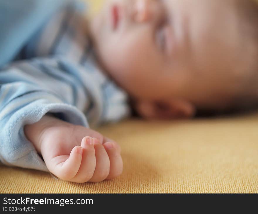 Sleeping newborn