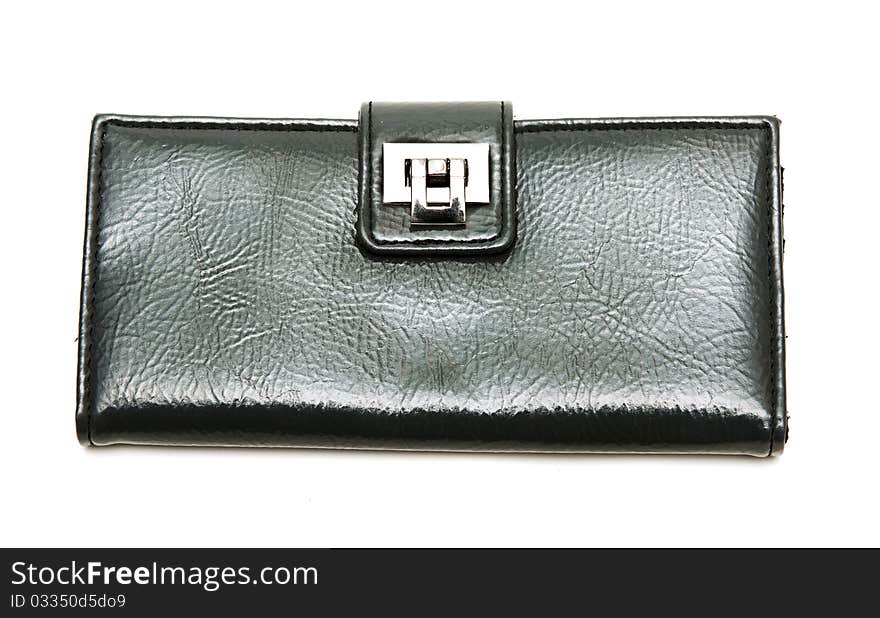 Black Leather Purse