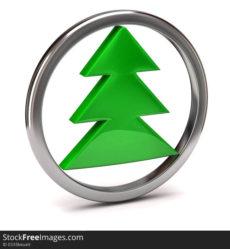 Christmas tree icon