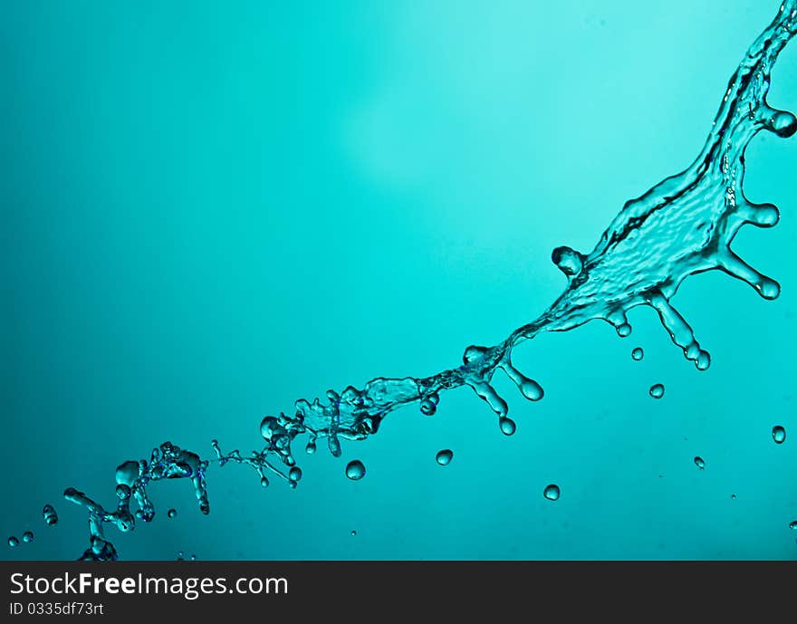 Water splashes on white background. Water splashes on white background