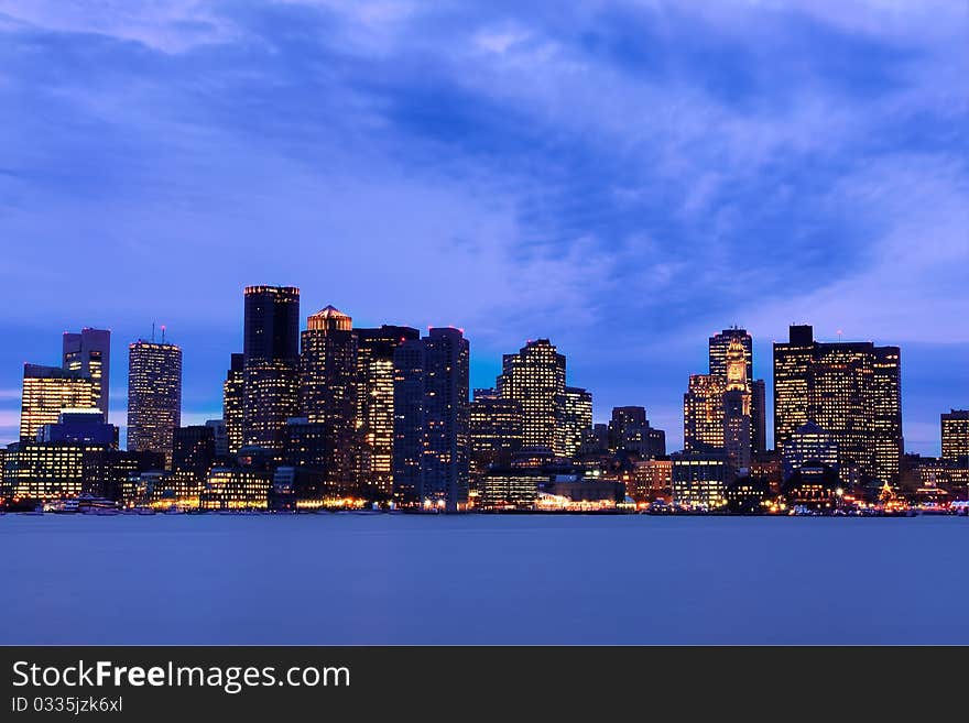 View of Boston in Massachusetts, USA. View of Boston in Massachusetts, USA.