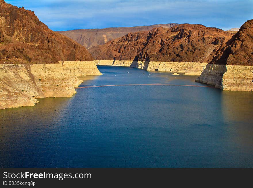 Low Water Level At Lake Mead