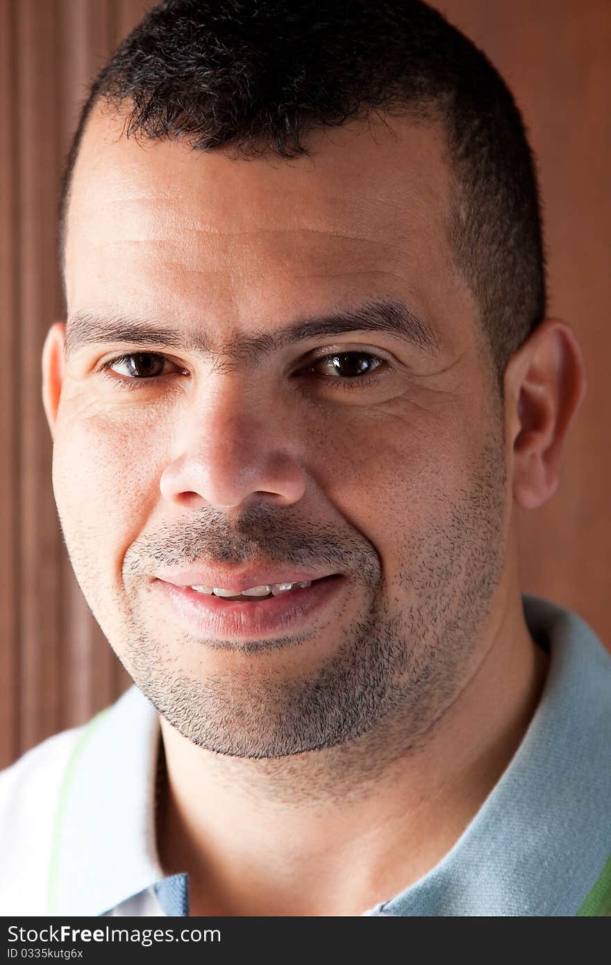 Close up portrait of a man.