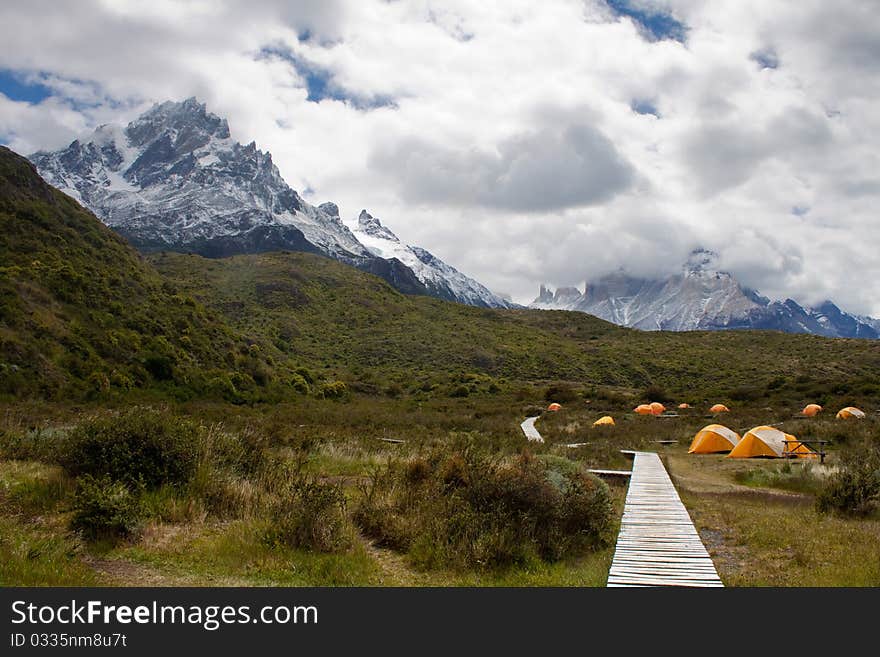 Camping In Torres Del Paine