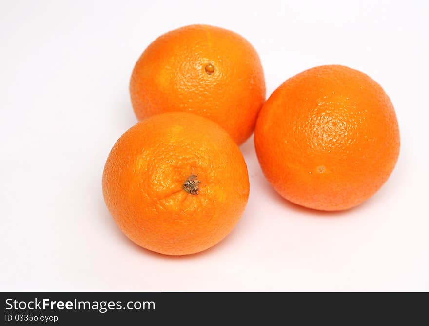 Orange isolated on white background