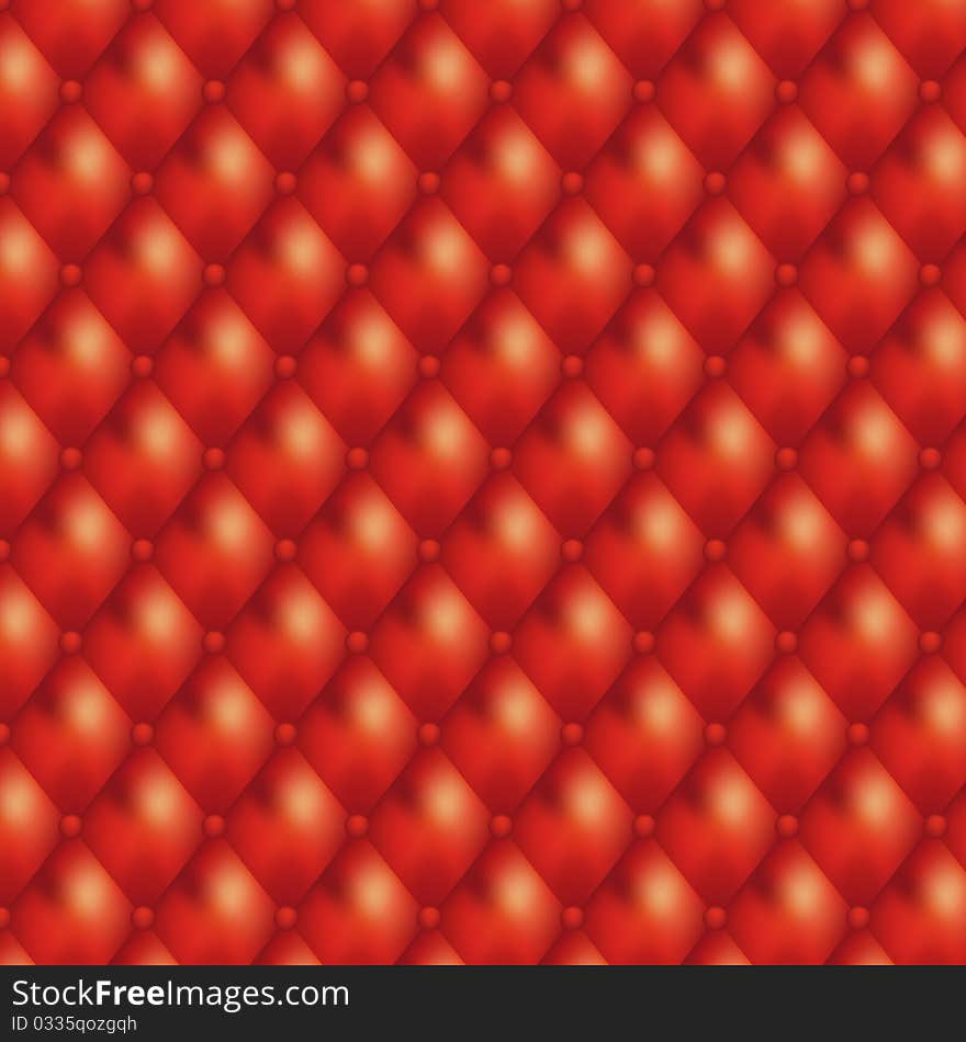 Luxury seamless red leather background