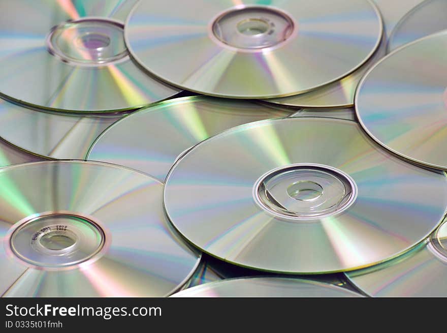 The Compact disks.