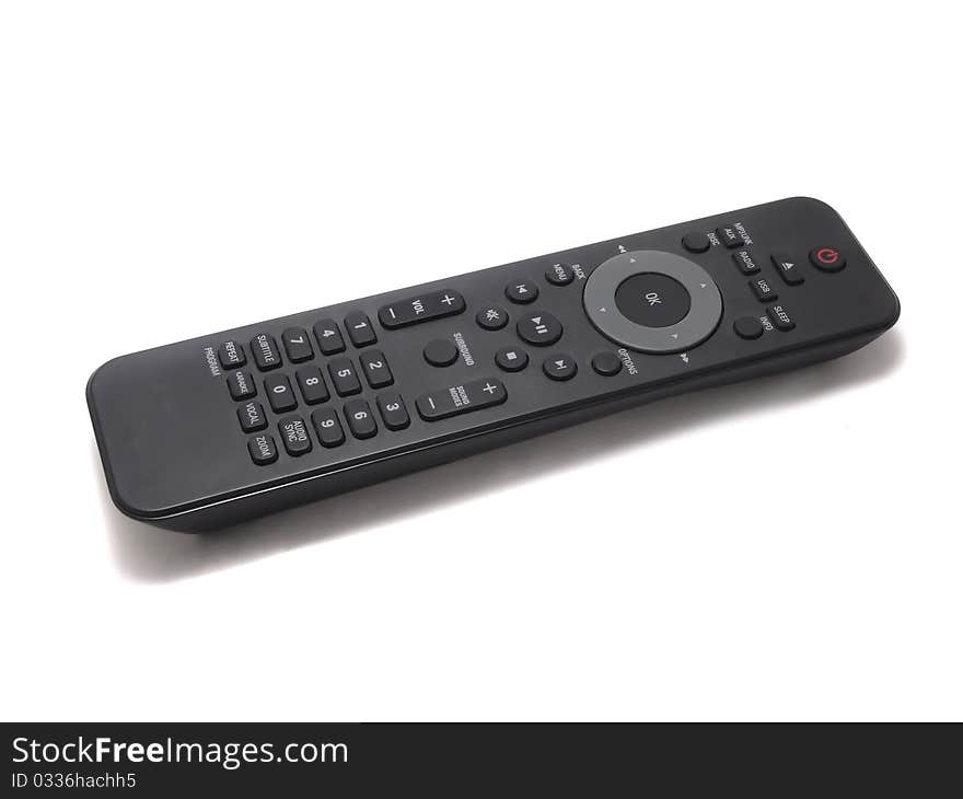 A Black Remote control (Horizontal)