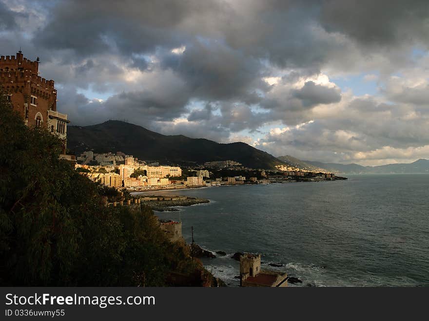 Sunset Boccadasse